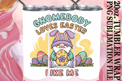 Vibrant Mornings 20oz tumbler wrap, Easter Gnome Product Image 1