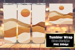 Simple Modern Boho Tumbler Wrap 20oz Product Image 1