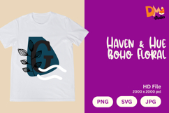 Haven &amp; Hue Boho Floral Monogram Product Image 1
