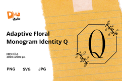 Adaptive Floral Monogram Identity Product Image 1