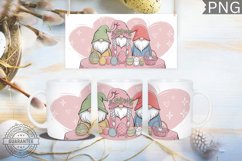 Easter Mug Wrap Design - Easter Gnome Sublimation Product Image 1