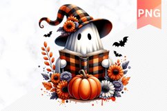 Halloween Ghost Sublimation - Halloween Clipart PNG Design Product Image 1
