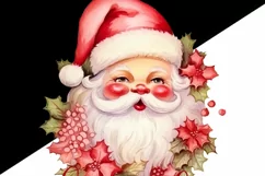 Red Santa Claus Sublimation PNG for Shirts Product Image 3