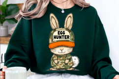 Egg Hunter Camo Easter Bunny PNG Product Image 1