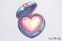 Coquette Valentine Sublimation Clipart PNG Product Image 1