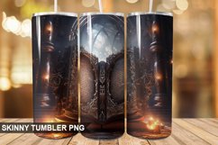 3D Gothic Book Tumbler Design Product Image 1