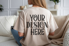 Comfort Colors C1717 Seafoam Shirt Mockup, CC 1717 T-shirt Product Image 1