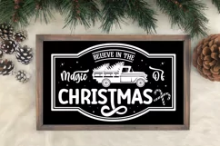 Believe in the magic of christmas SVG, Christmas SVG Product Image 3