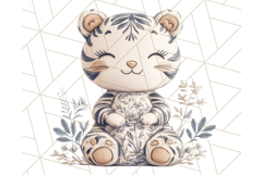 Blue Floral Stuffed Animal Clipart PNG, Cute Stuffed Animals Product Image 5