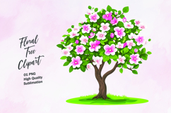 Floral tree clipart sublimation png Product Image 1