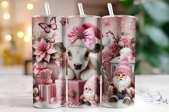 Christmas Cow Tumbler Wrap | Sublimation | Tumblers Product Image 1