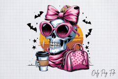 Funny Halloween Skeleton Clipart PNG Product Image 1