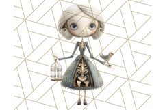 Creepy Dolls Clipart PNG Haunted Toy Characters Product Image 5