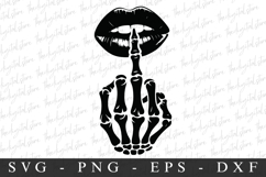 Middle Finger| SVG Cut files | Cricut Product Image 1