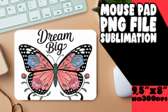 Joyful MOUSE PAD PNG Art, Butterfly Product Image 1