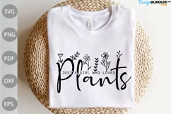 Just a Girl Who Loves Plants SVG Cut Files/ Funny Girl SVG Product Image 1