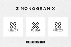 initial letter x logo line style vector design Product Image 1
