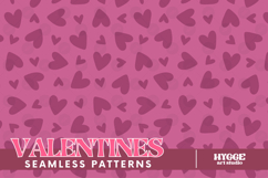 St Valentine&#039;s Day Hearts Cupid Love Seamless Pattern PNG Product Image 1