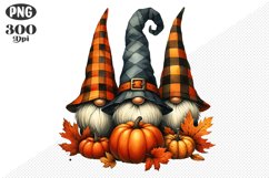 Halloween Gnomes Sublimation - Clipart PNG Design Product Image 1
