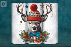 4 Christmas Deer Tumbler Wrap 20 oz Product Image 2