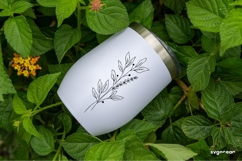 Wildflowers SVG For Engraving | Hand Drawn Flower | SVG Product Image 3