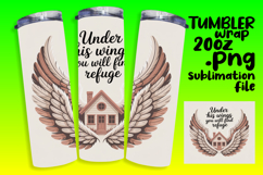 RICH 20oz Sublimation Tumbler Design , Religious Product Image 1