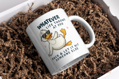Funny Duck Quote PNG Sarcastic Humor Sublimation Clipart Product Image 4