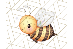 Adorable Bee Clipart PNG, Cute Bees and Accessories PNG Product Image 5