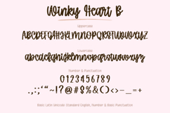 Winky Heart - Handwritten Script Font with Heart Product Image 17