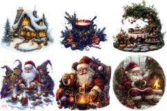 Witchy Christmas Clipart Product Image 4