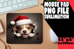 Santa's 3D Wall Escape Mouse Pad Design Product Image 1