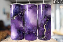 Purple Luxury Alcohol Ink Tumbler Wrap -High Quality 300 Dpi Product Image 1