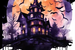 Halloween House PNG for Shirt Design Product Image 4