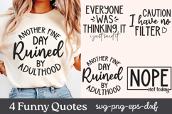 Funny Quotes SVG PNG Product Image 1