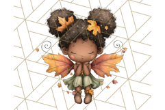 Fall Fairy Clipart PNG, Autumn Fairy People With Wings Product Image 5