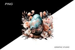 Easter Clipart, Easter Egg Clipart, Easter Bunny Png Product Image 1