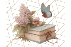 Vintage Butterfly PNG Clipart, Fairytale Cottagecore Images Product Image 5