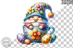 Easter Gnome Sublimation - Clipart PNG Design Product Image 1
