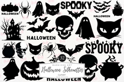 Halloween Silhouettes Clipart Product Image 1