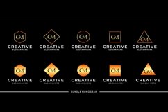 Letter GM Logo Bundle Monogram Product Image 1