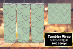 FASHIONABLE 20oz Tumbler PNG Design , Heart Product Image 1