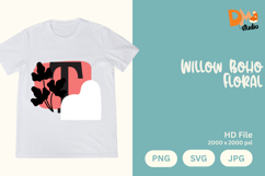 Willow Boho Floral Monogram Product Image 1