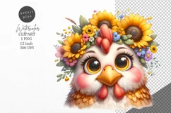 Animals clipart, Chicken clipart, Farm animals clipart Product Image 1