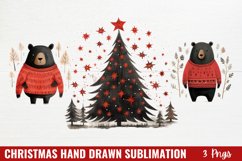 Christmas Hand Drawn Style Clipart Product Image 1