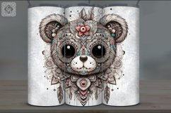 4 Zombie Bear Tumbler Wrap Sublimations, 20 oz Product Image 2