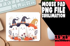 Watercolor Halloween Ghosts for Tumbler Sublimation PNG Product Image 1