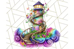 Bright Floating Island PNG Clipart for Fantasy Worlds & Maps Product Image 5
