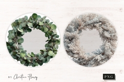 4 Christmas Photo Ornament PNG Product Image 2