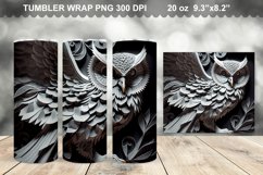 3D Owl Tumbler Sublimation Bundle - 3D Owl Tumbler Wrap Product Image 8
