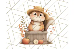 Woodland Apple Orchard Festival PNG Fall Clipart Product Image 5